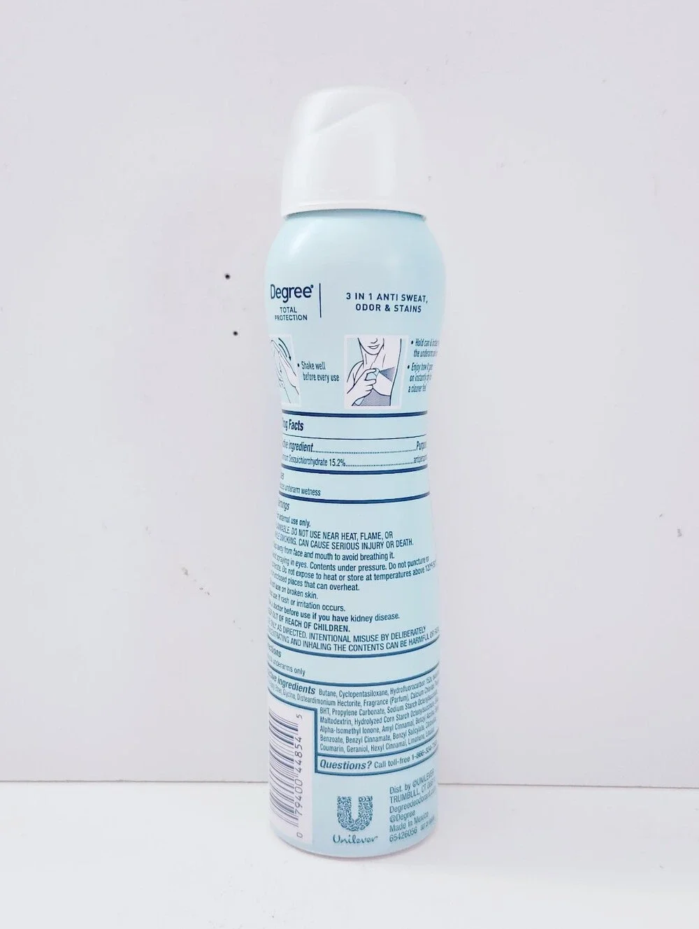 ⭐4/$15 Degree Ultraclear 72-Hour Black + White Deodorant Refreshing Rain